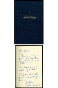 Critical Essays on Henry Miller