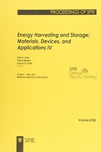 Energy Harvesting and Storage