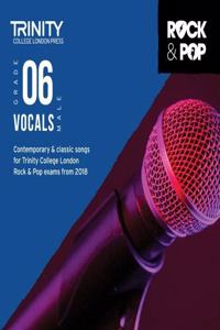 Trinity College London Rock & Pop 2018 Vocals Grade 6 CD Only