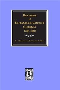 Effingham County, Georgia, Records of.