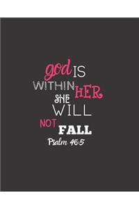 God is Within Her She Will Not Fall Psalm 46