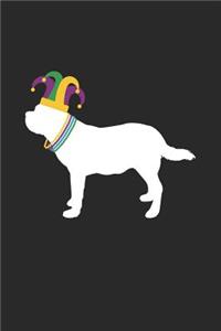 Saint Bernard Notebook - Mardi Gras Gift for Saint Bernard Lovers - Saint Bernard Journal