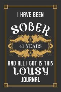 41 Years Sober Journal