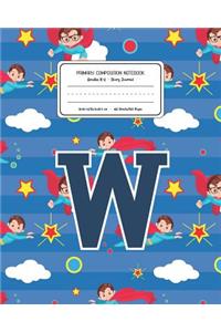 Primary Composition Notebook Grades K-2 Story Journal W