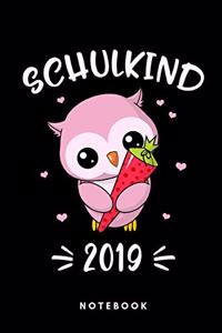 Schulkind 2019 Notebook