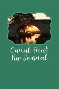 Canal Boat Trip Journal