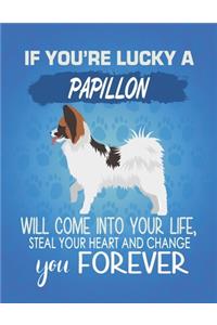 If You're Lucky A Papillon Will Come Into Your Life, Steal Your Heart And Change You Forever