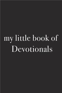 My Little Book of Devotionals