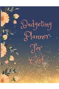 Budgeting Planner For Girl