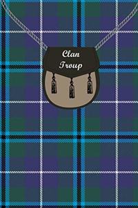 Clan Troup Tartan Journal/Notebook
