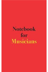 Notebook for Musicians