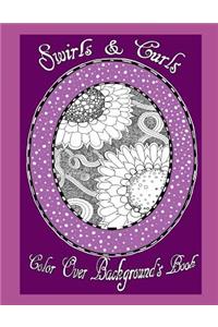 Swirls & Curls Color Over Background's Book