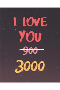 I Love You 900 3000