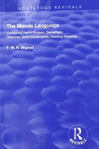 Mende Language