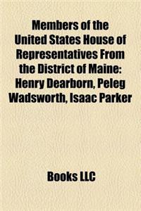 Members of the United States House of Representatives from the District of Maine