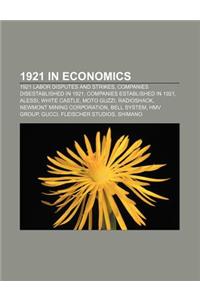 1921 in Economics