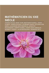 Mathematicien Du Xxe Siecle
