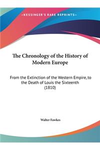 The Chronology of the History of Modern Europe