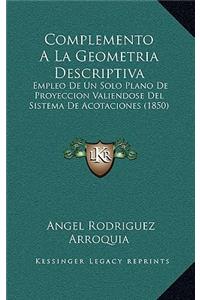 Complemento A La Geometria Descriptiva