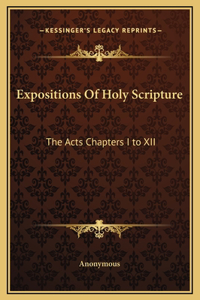 Expositions Of Holy Scripture