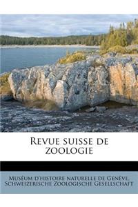 Revue Suisse de Zoologie