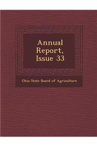 Annual Report, Issue 33