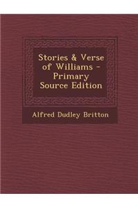 Stories & Verse of Williams