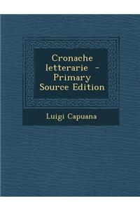 Cronache Letterarie
