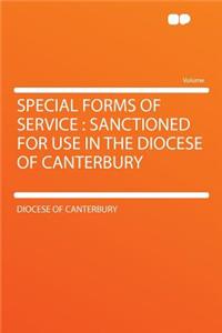 Special Forms of Service