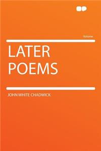 Later Poems