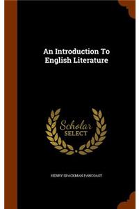 An Introduction to English Literature