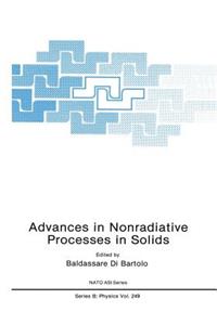 Advances in Nonradiative Processes in Solids