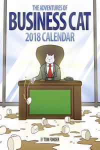 Business Cat 2018 Wall Calendar