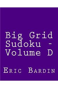 Big Grid Sudoku - Volume D