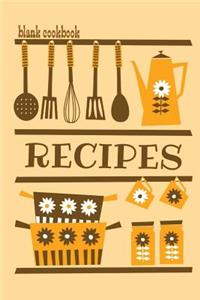 Blank Cookbook Recipes