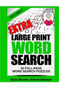 Extra Large Print Word Search Volume 3