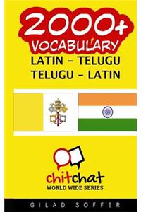 2000+ Latin - Telugu Telugu - Latin Vocabulary