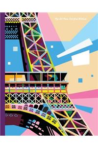 Pop Art Paris Dot-Grid Notebook