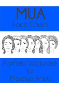MUA Face Charts Portfolio Workbook for Makeup Artists