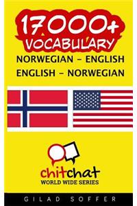 17000+ Norwegian - English English - Norwegian Vocabulary