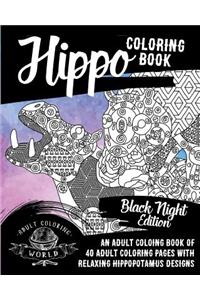Hippo Coloring Book