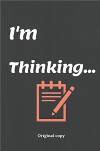 I'm thinking