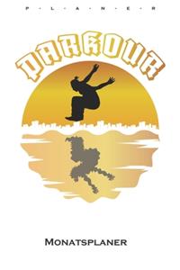Parkour Sonnenuntergang Monatsplaner