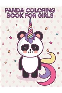Panda Coloring Book For Girls