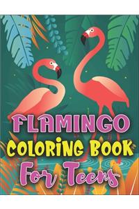 Flamingo Coloring Book for Teens
