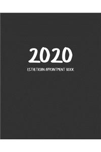 Esthetician Appointment Book 2020