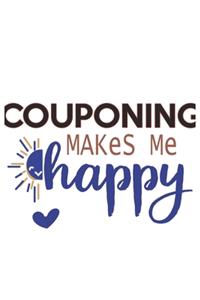 Couponing Makes Me Happy Couponing Lovers Couponing OBSESSION Notebook A beautiful