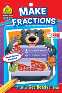 School Zone Make Fractions Tablet Workbook