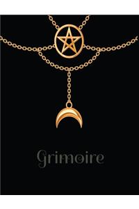 Grimoire: Grimoire - keep track of your rituals and spells in this easy to follow template diary - click look inside! Great Gift for any Wiccan MaGes Druids o