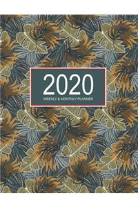 2020 Planner Weekly & Monthly 8.5x11 Inch